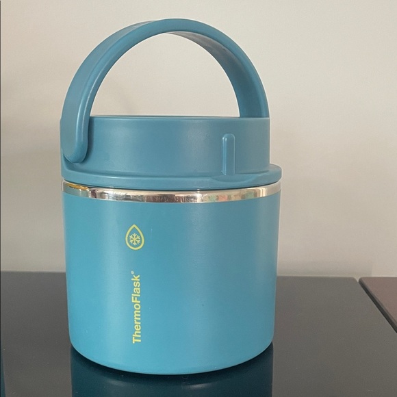 Thermoflask 20Oz each Insulated Food Jars - Yellow and Blue - Picture 3 of 9